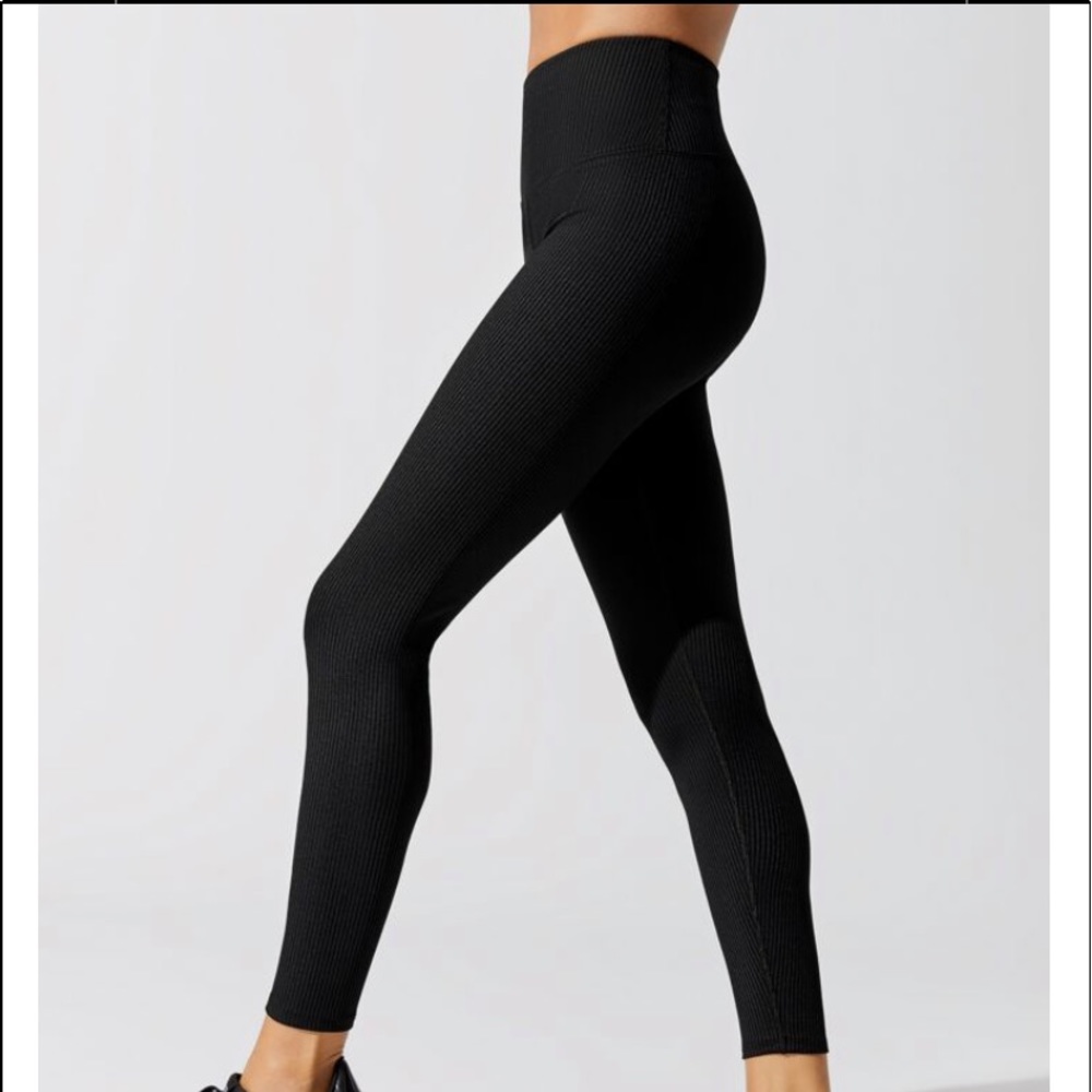 CARBON38 RIBBED REGULAR RISE 7/8 LEGGING